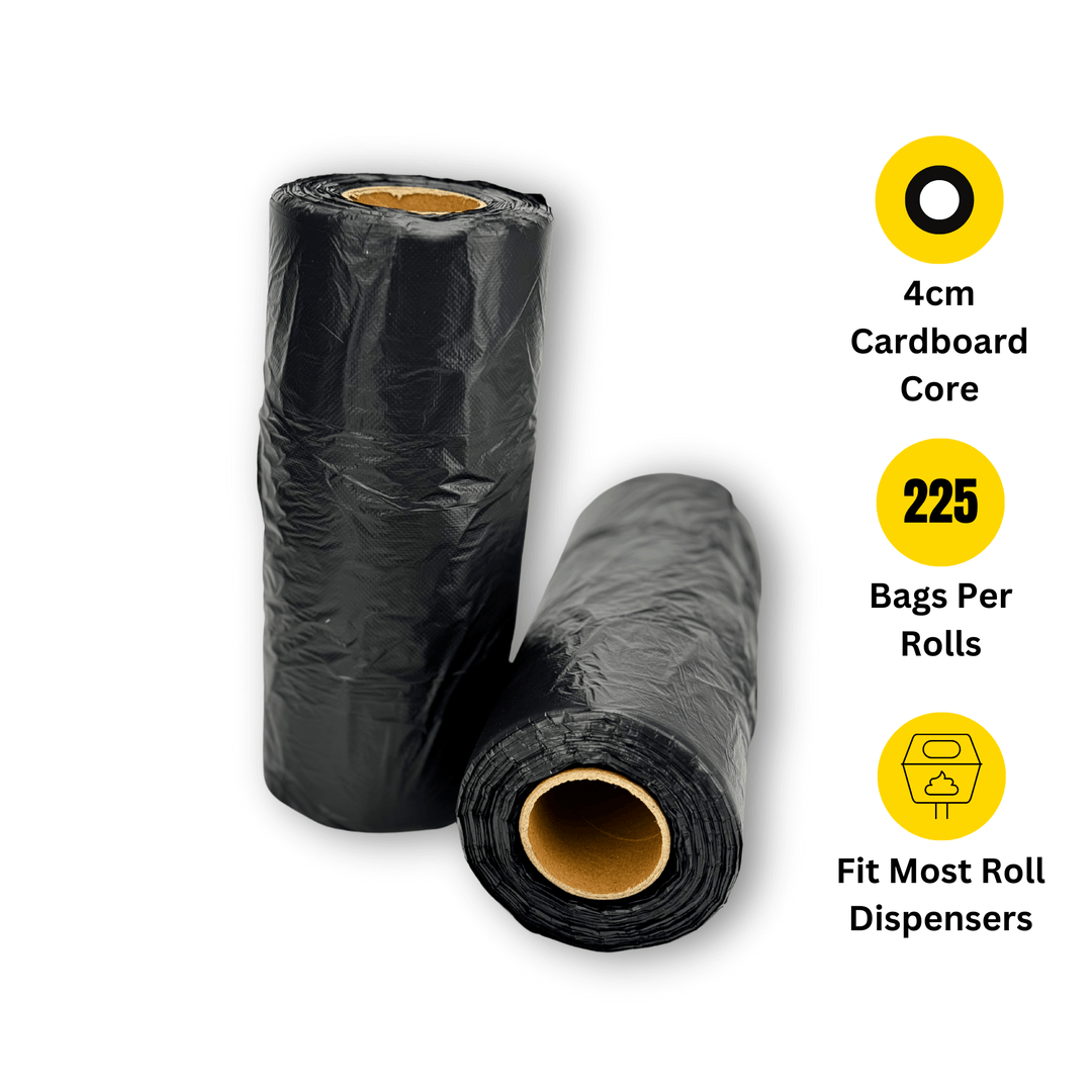 Dog Poop Bags with Tie Handles